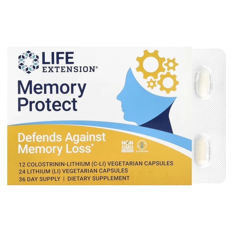 Life Extension, комплекс от ухудшения памяти, 36 вегетарианских капсул