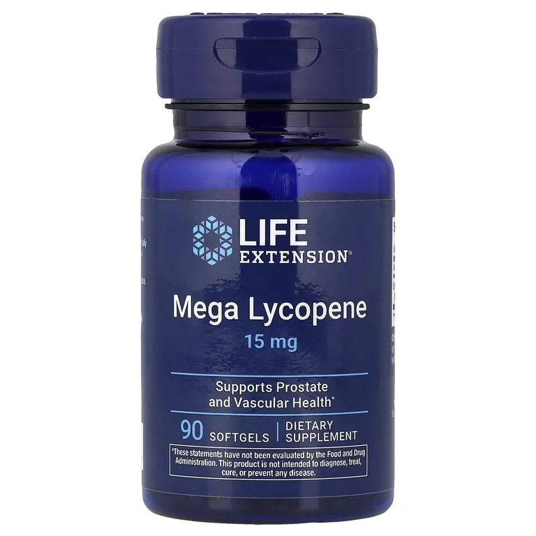 Life Extension, Мега ликопин, 15 мг, 90 капсул