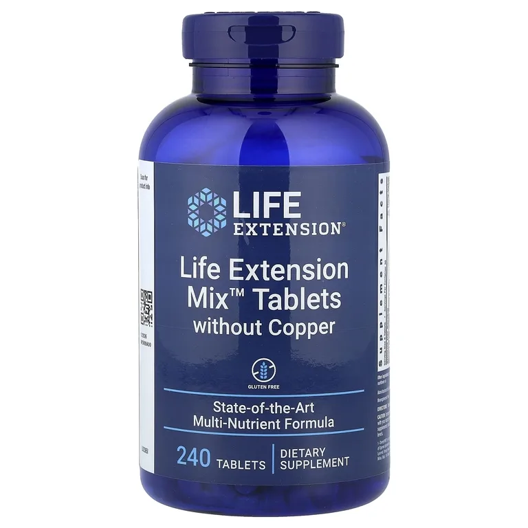 Life Extension, Mix™, таблетки без меди, 240 таблеток