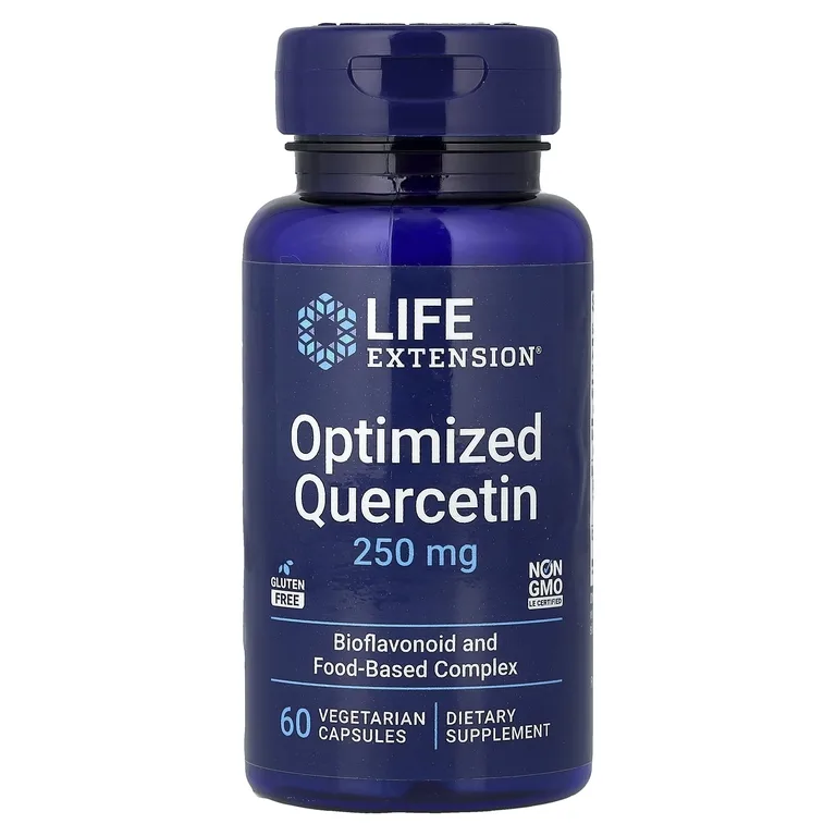 Life Extension, Оптимизированный кверцетин, 60 вегетарианских капсул