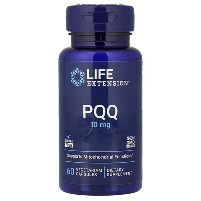 Life Extension, пирролохинолинхинон, 10 мг, 60 вегетарианских капсул