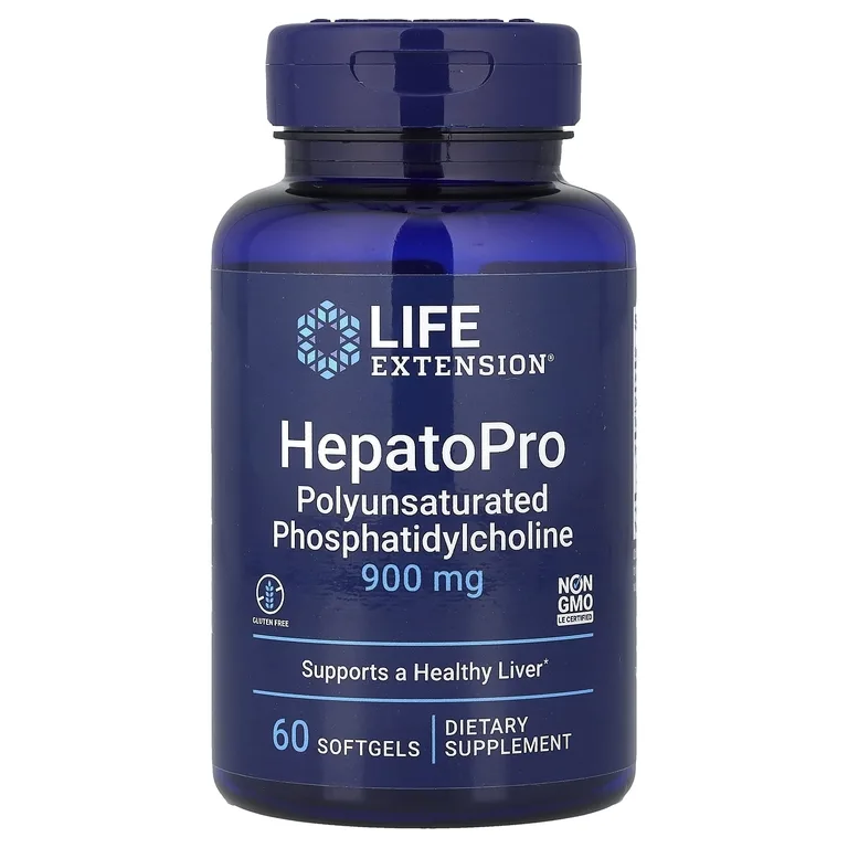 Life Extension, Полиенилфосфатидилхолин, 900 мг, 60 желатиновых капсул