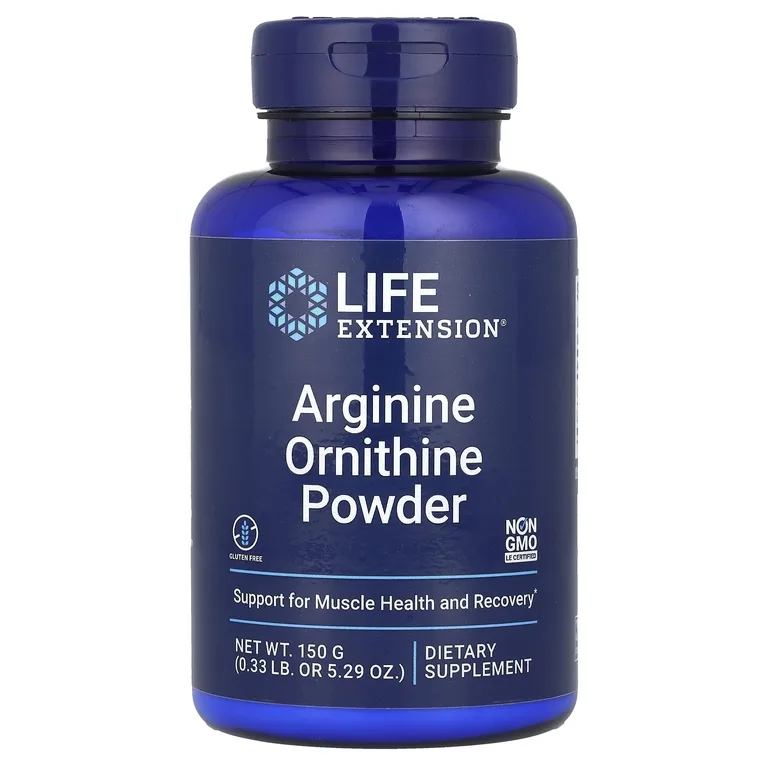 Life Extension, порошок аргинина и орнитина, 150 г (5,29 унции)