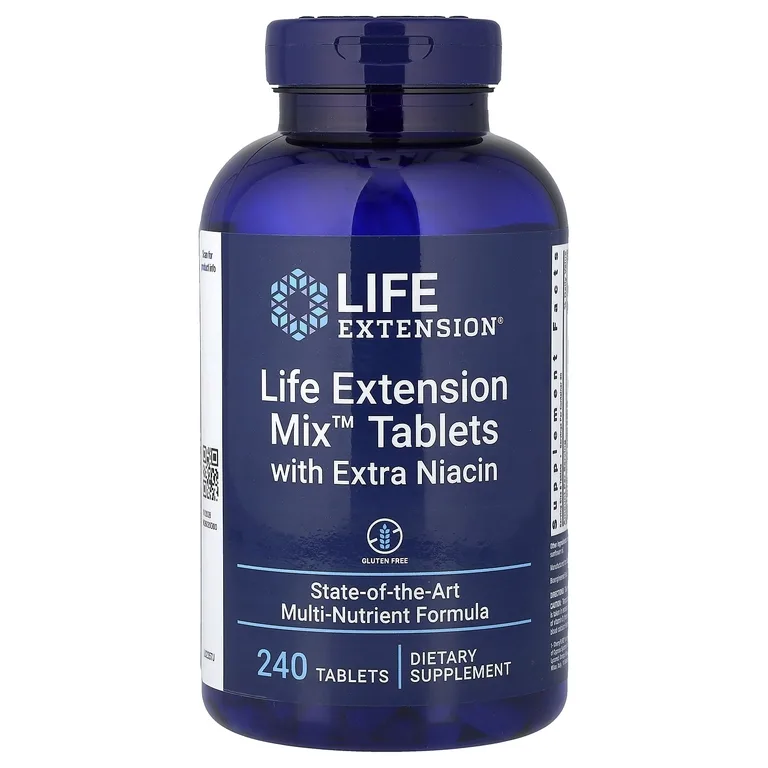 Life Extension, Смесь с ниацином Extra, 240 таблеток