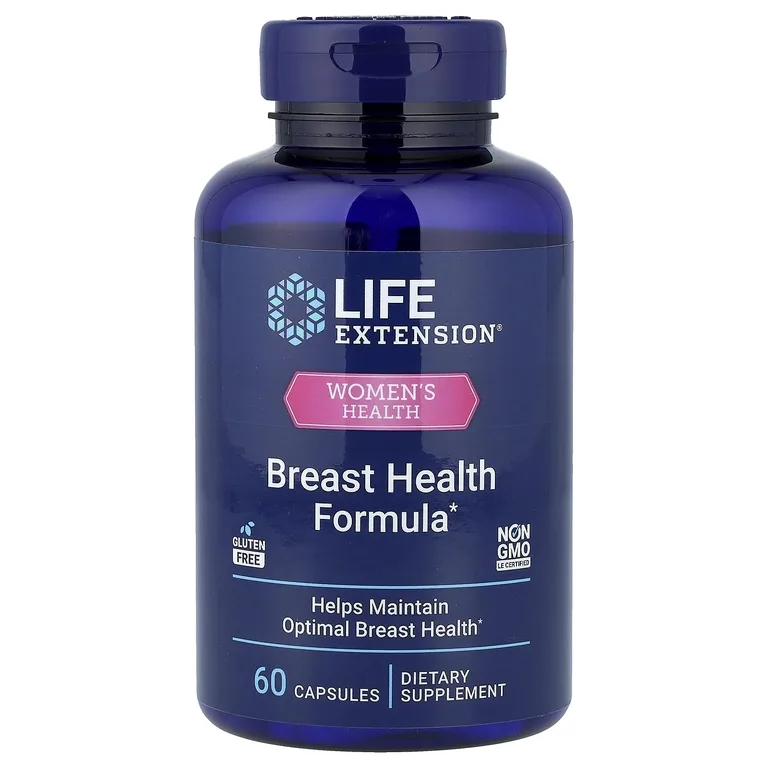 Life Extension, средство для поддержания здоровья груди, 60 капсул