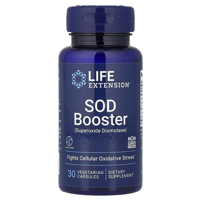 Life Extension, стимулятор СОД, 30 вегетарианских капсул