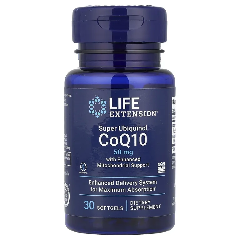 Life Extension, Суперубихинол коэнзим Q10 с улучшенной поддержкой митохондрий, 30 мягких таблеток