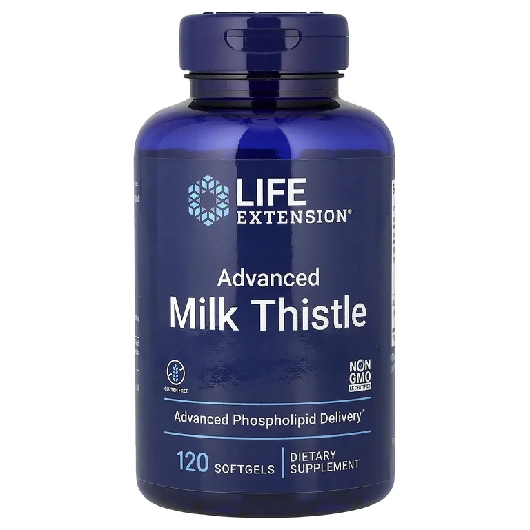 Life Extension, улучшенная формула расторопши, 120 капсул