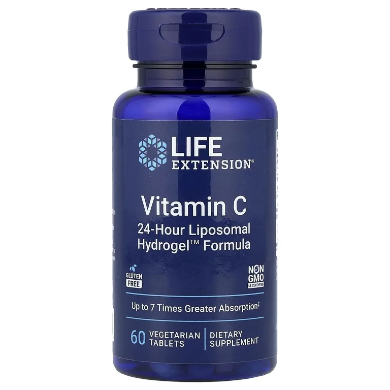 Life Extension, Витамин C, 60 вегетарианских таблеток