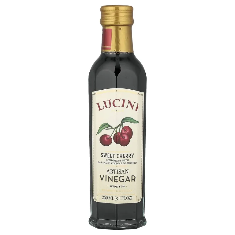 Lucini, ремесленный уксус, со вкусом черешни, 250 мл (8,5 жидк. унции)