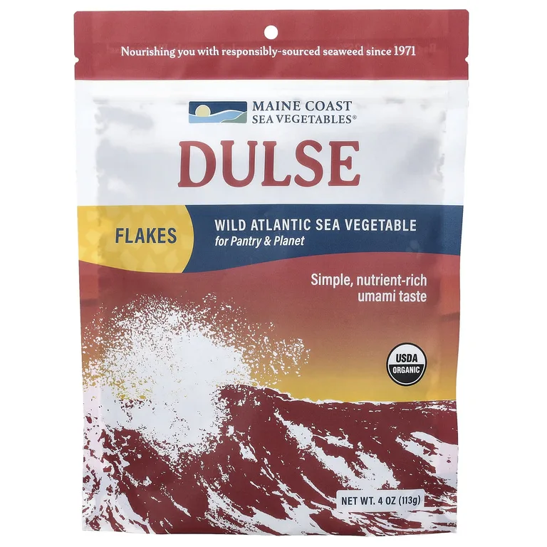 Maine Coast Sea Vegetables, Dulse Flakes, дульсе, 113 г (4 унции)