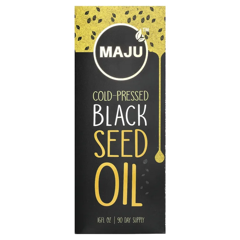 Maju Superfoods, Масло черного тмина, холодного отжима, 16 жидк. унц.