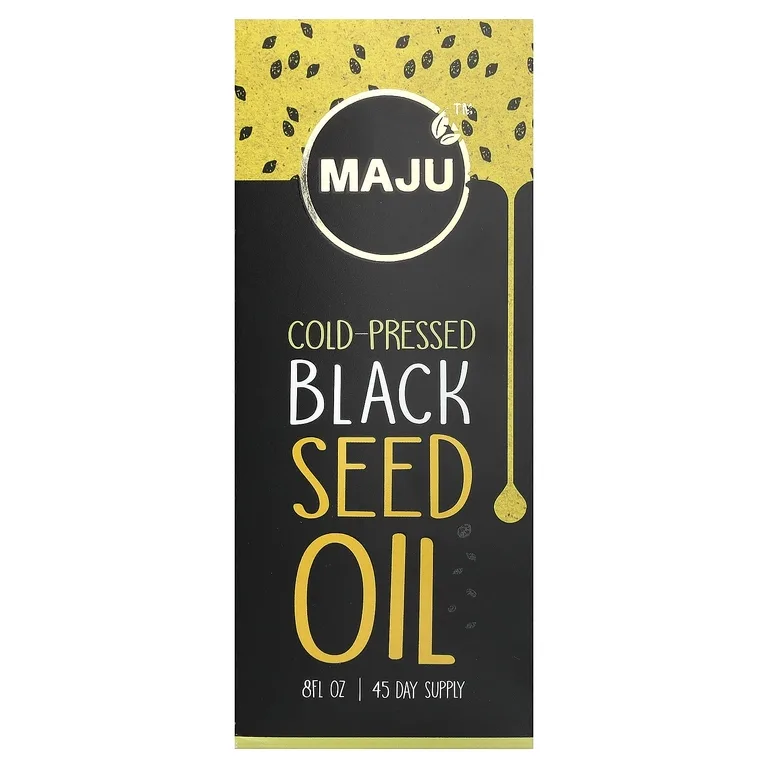 Maju Superfoods, масло черного тмина холодного отжима, 240 мл (8 жидк. унций)