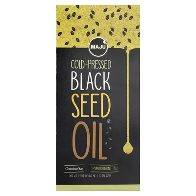 Maju Superfoods, Масло черного тмина холодного отжима, 60 мл (2 жидк. унц.)