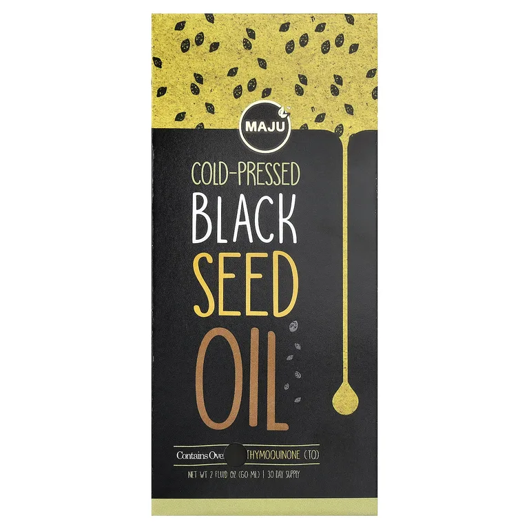 Maju Superfoods, Масло черного тмина холодного отжима, 60 мл (2 жидк. унц.)