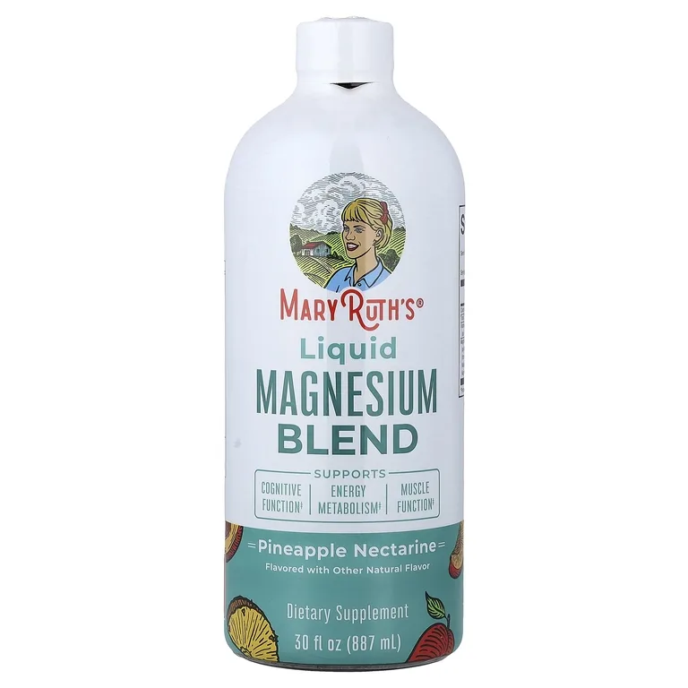 MaryRuth's, жидкая смесь магния, ананас и нектарин, 887 мл (30 жидк. унций)