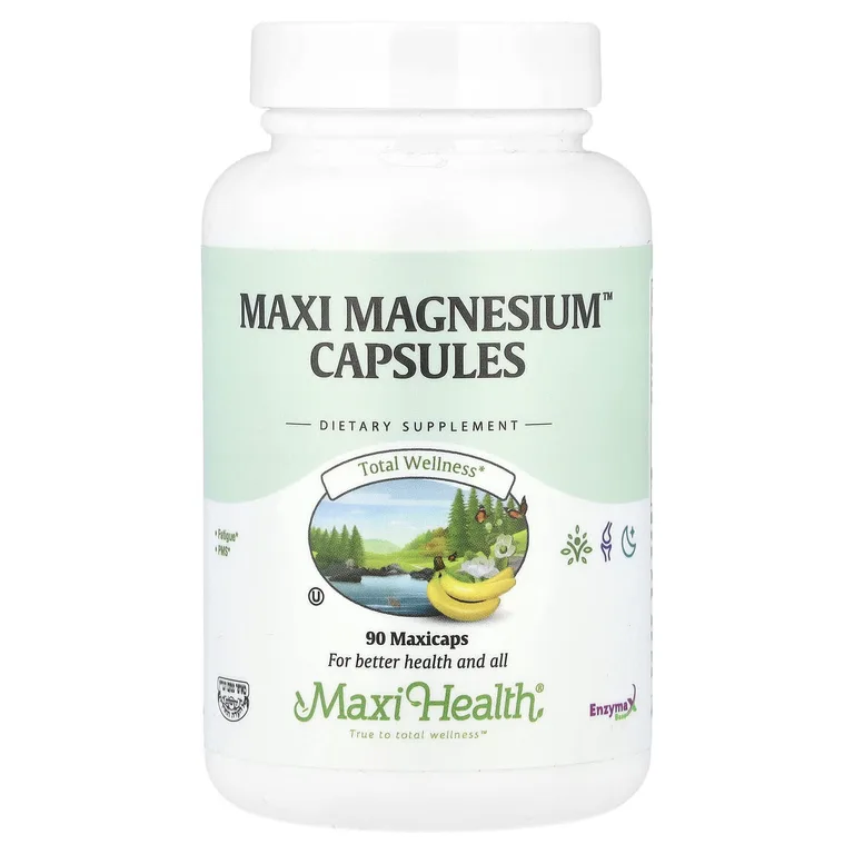 Maxi Health, капсулы Maxi Magnesium™, 90 капсул Maxicaps