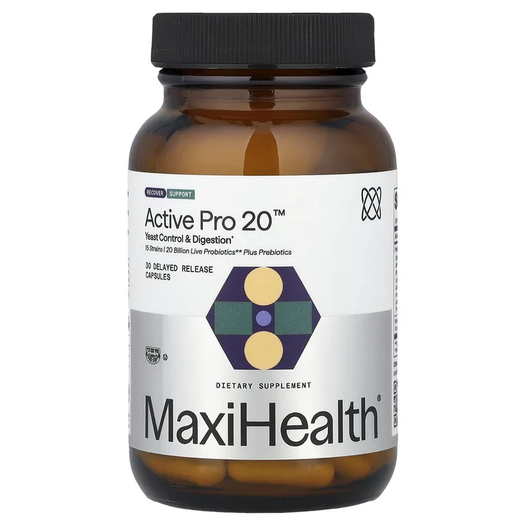 Maxi Health, Maxi Active Pro 20 ™, 20 миллиардов, 30 капсул с отсроченным высвобождением