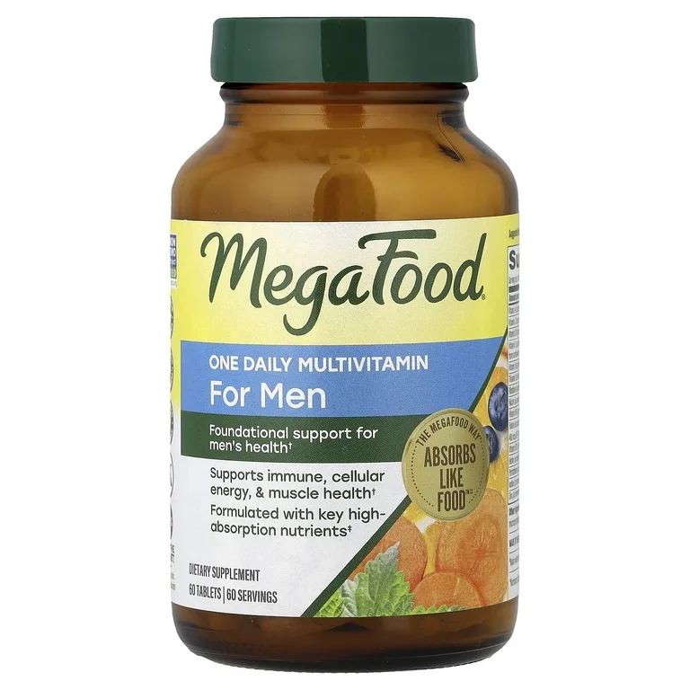 MegaFood, ежедневные витамины для мужчин, 60 таблеток