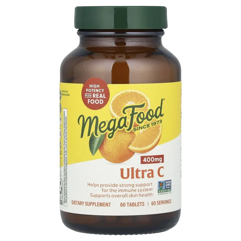 MegaFood, комплекс для иммунного и клеточного здоровья с витамином С, 60 таблеток