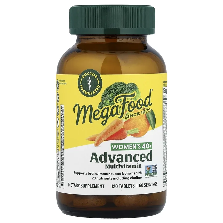 MegaFood, комплекс витаминов и микроэлементов для женщин старше 40 лет, 120 таблеток