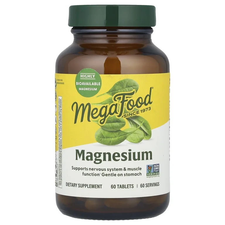 MegaFood, магний, 60 таблеток