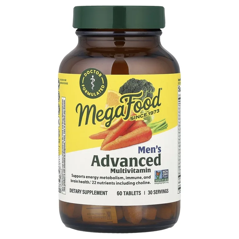 MegaFood, улучшенный мультивитаминный комплекс, для мужчин, 60 таблеток