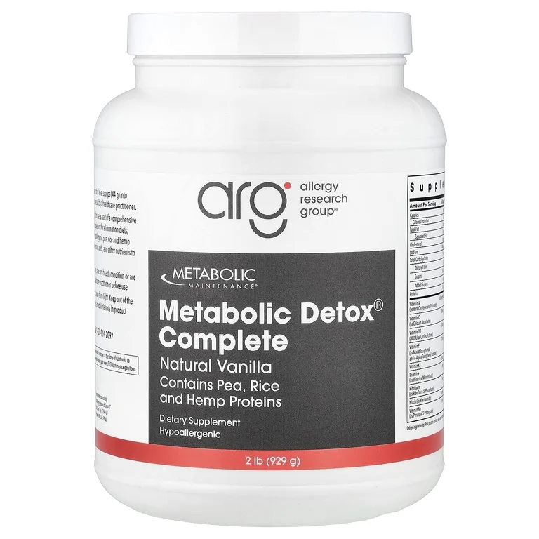 Metabolic Maintenance, добавка для очищения организма, натуральный ванильный вкус, 929 г (2 фунта)