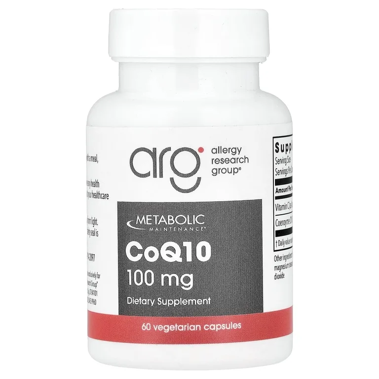 Metabolic Maintenance, коэнзим Q10, 60 вегетарианских капсул