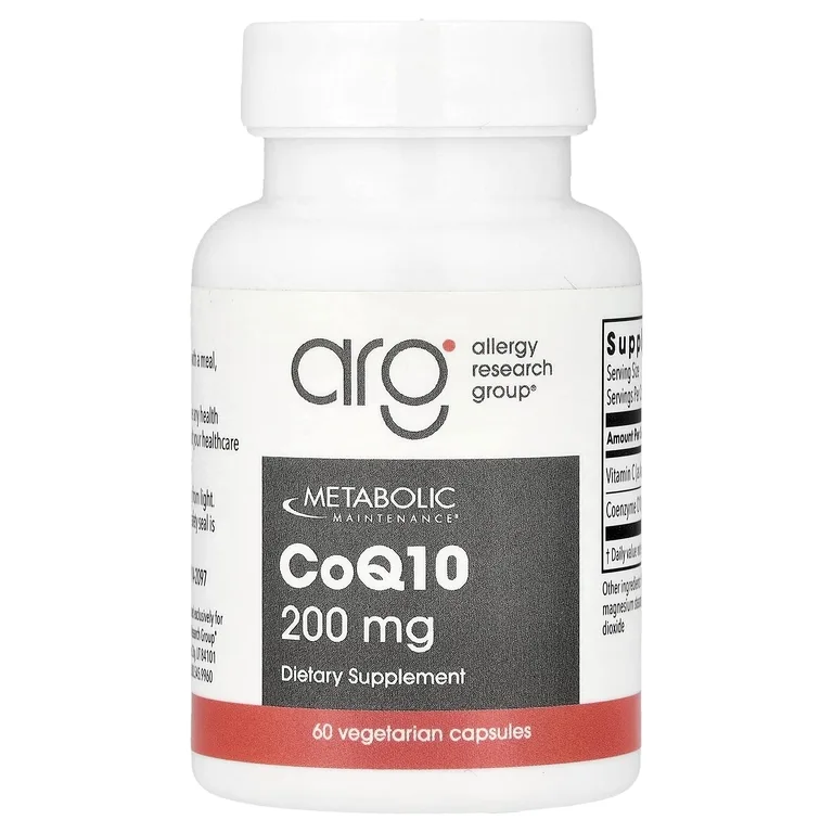 Metabolic Maintenance, коэнзимQ10, 200 мг, 60 вегетарианских капсул