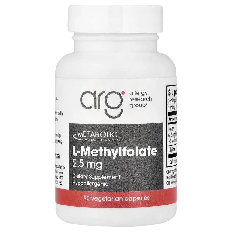 Metabolic Maintenance, L-метилфолат, 90 вегетарианских капсул