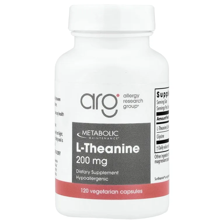 Metabolic Maintenance, L-теанин, 120 вегетарианских капсул