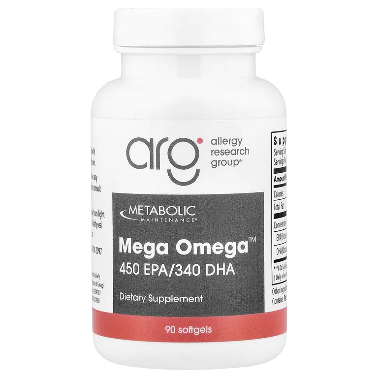 Metabolic Maintenance, Mega Omega™, 90 капсул (1000 мг в 1 капсуле)