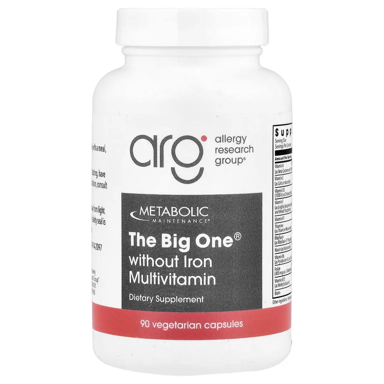 Metabolic Maintenance, мультивитамины без железа, 90 вегетарианских капсул
