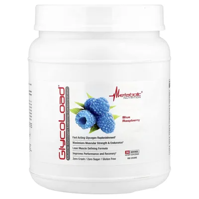 Metabolic Nutrition, GlycoLoad® голубая малина, 600 г