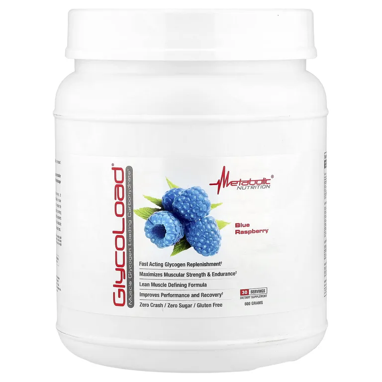 Metabolic Nutrition, GlycoLoad® голубая малина, 600 г