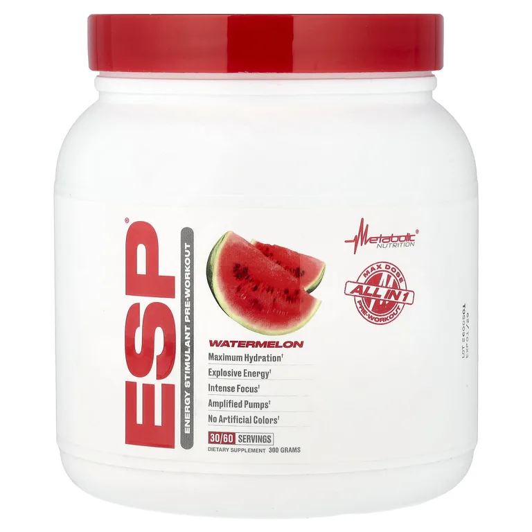 Metabolic Nutrition, предтренировочный комплекс, арбуз, 300 г