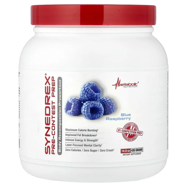 Metabolic Nutrition, Synedrex® подготовка к соревнованиям, голубая малина, 420 г (14,8 унции)
