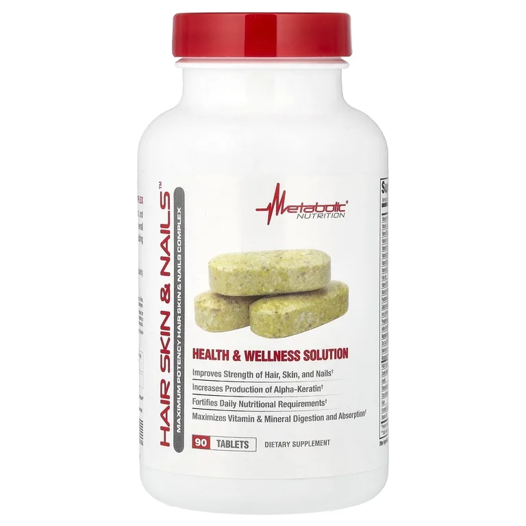Metabolic Nutrition, Волосы, кожа и ногти™ 90 таблеток
