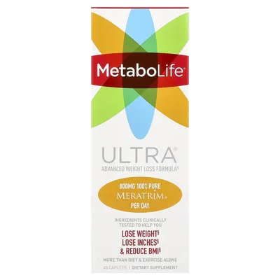 Metabolife, Улучшенная формула для снижения веса Ultra® Advanced, 45 капсул
