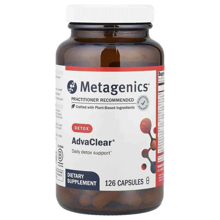 Metagenics, AdvaClear®, детоксикация, 126 капсул