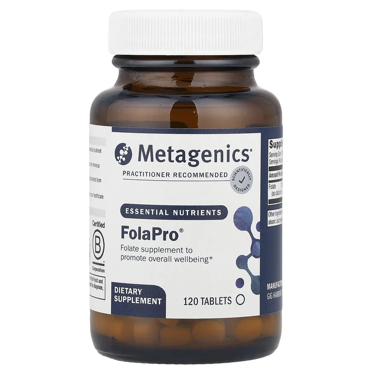 Metagenics, Фолат, 120 таблеток