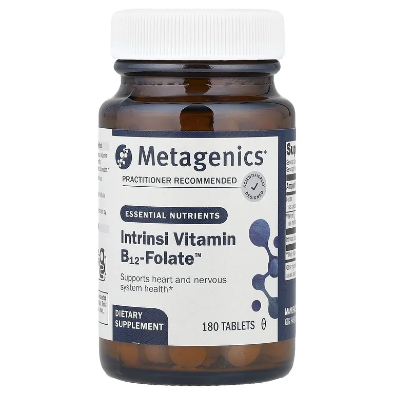 Metagenics, фолат и витамин В12, 180 таблеток