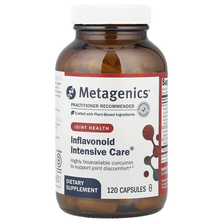 Metagenics, Inflavonoid Intensive Care®, здоровье суставов, 120 капсул