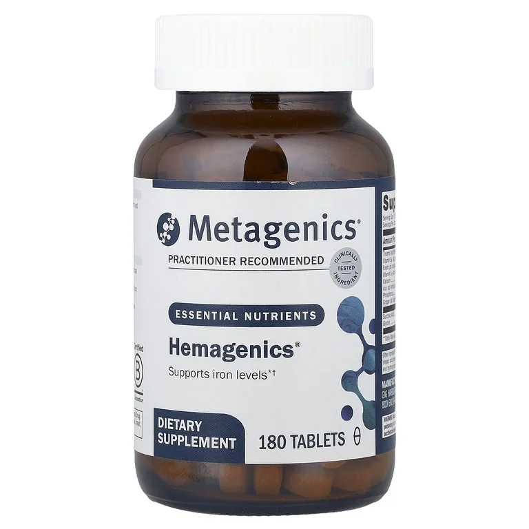 Metagenics, комплекс для здоровья и жизнеспособности эритроцитов, 180 таблеток
