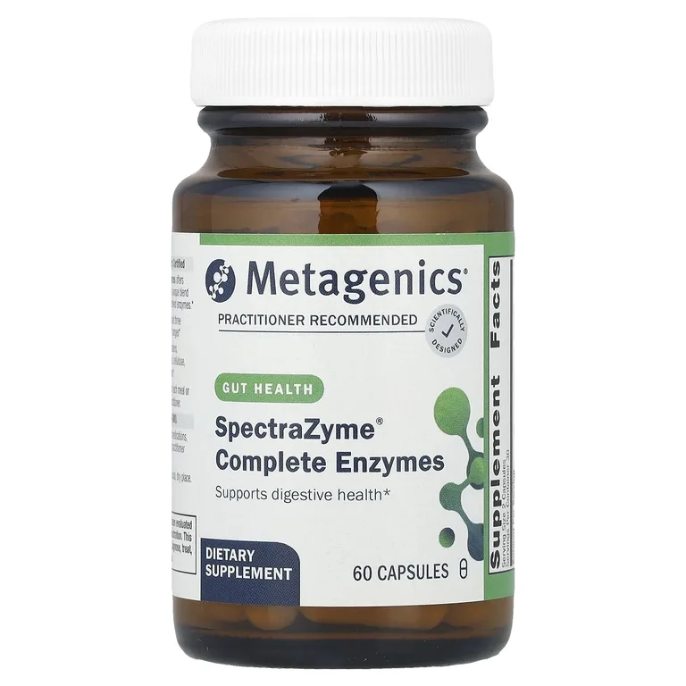 Metagenics, Комплексные ферменты SpectraZyme®, 60 капсул