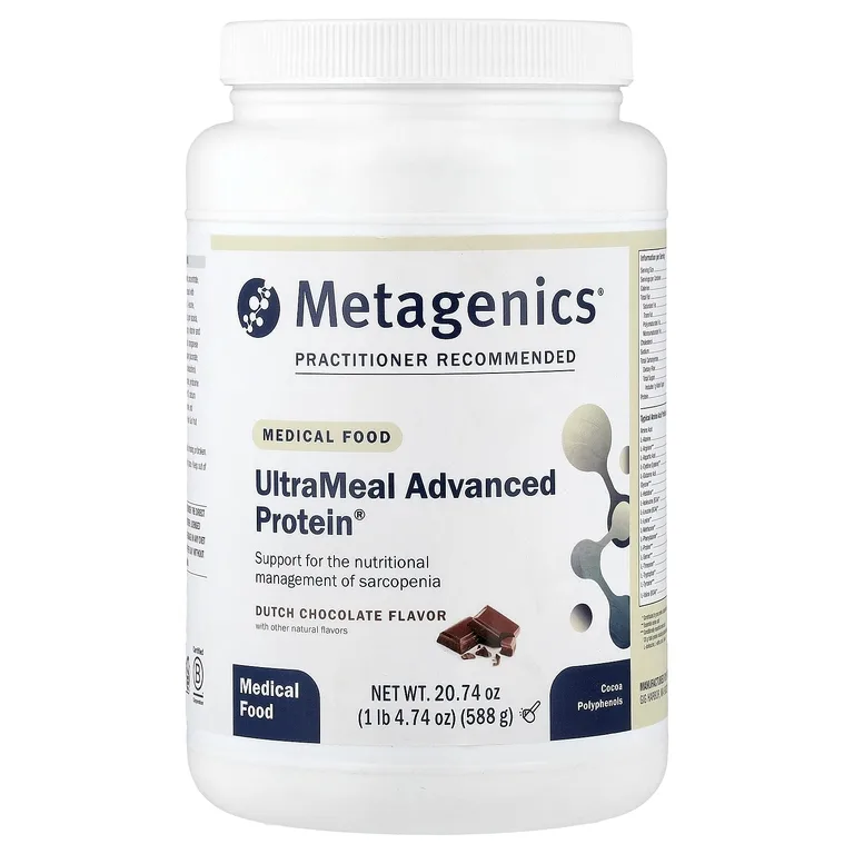Metagenics, Medical Food, UltraMeal Advanced Protein®, голландский шоколад, 588 г (1 фунт, 4,74 унции)