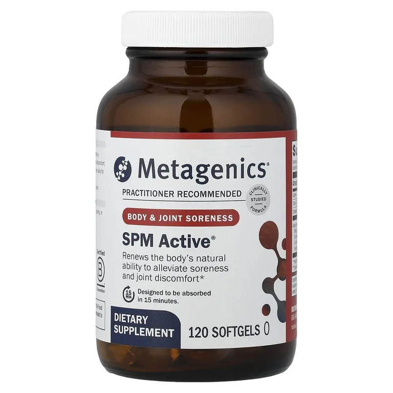 Metagenics, SPM Active®, от боли в теле и суставах, 120 капсул