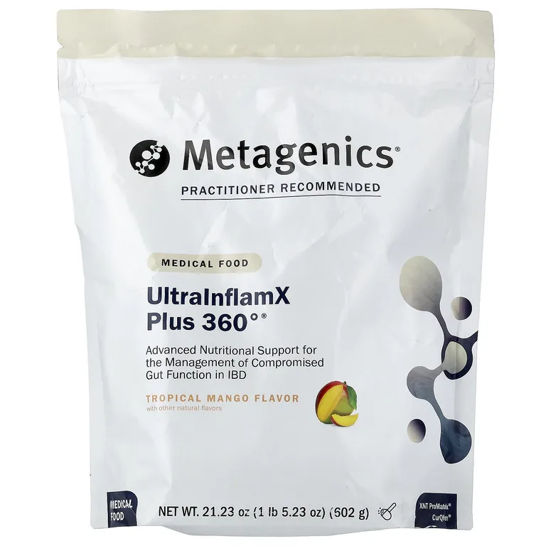 Metagenics, UltraInflamX Plus 360°®, тропическое манго, 602 г (21,23 унции)