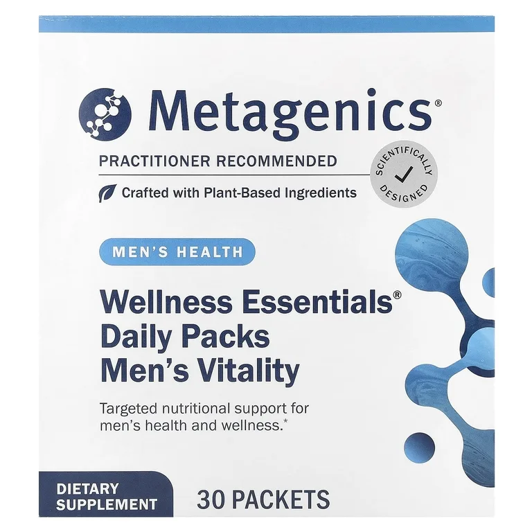 Metagenics, Wellness Essentials®, Men's Vitality, мультивитамины для мужчин, 30 пакетиков